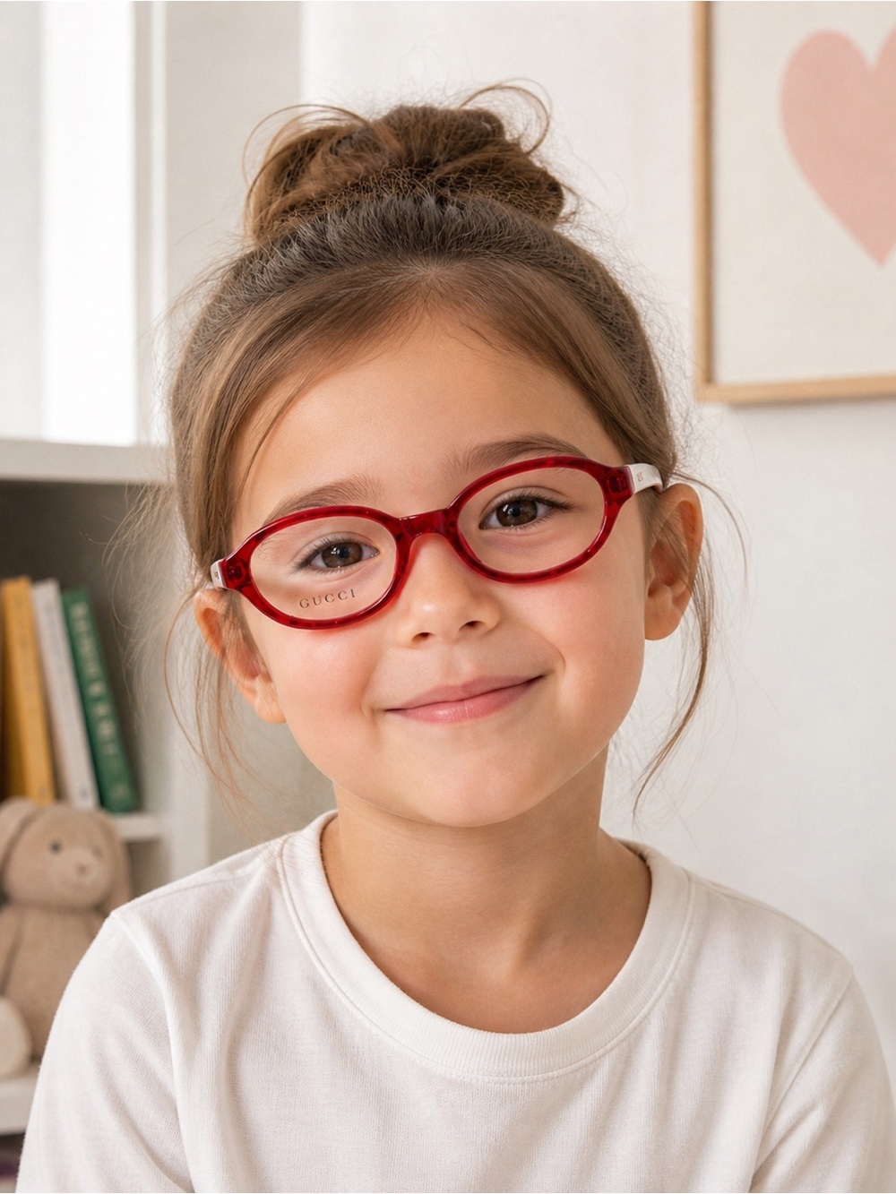 Gucci Kids Red Glasses - Picture 1 of 6